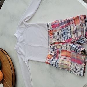 Baby Gap toddler swim shorts and shirt
